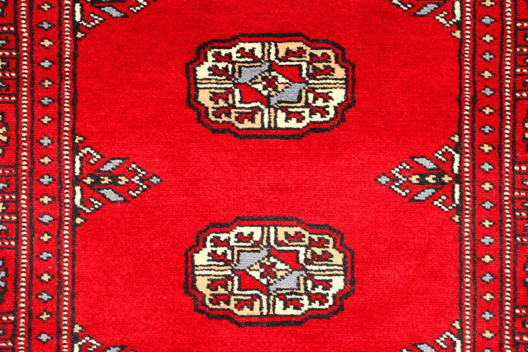 Red Bokhara 2'  7" x 8'  11" - No. QA27636
