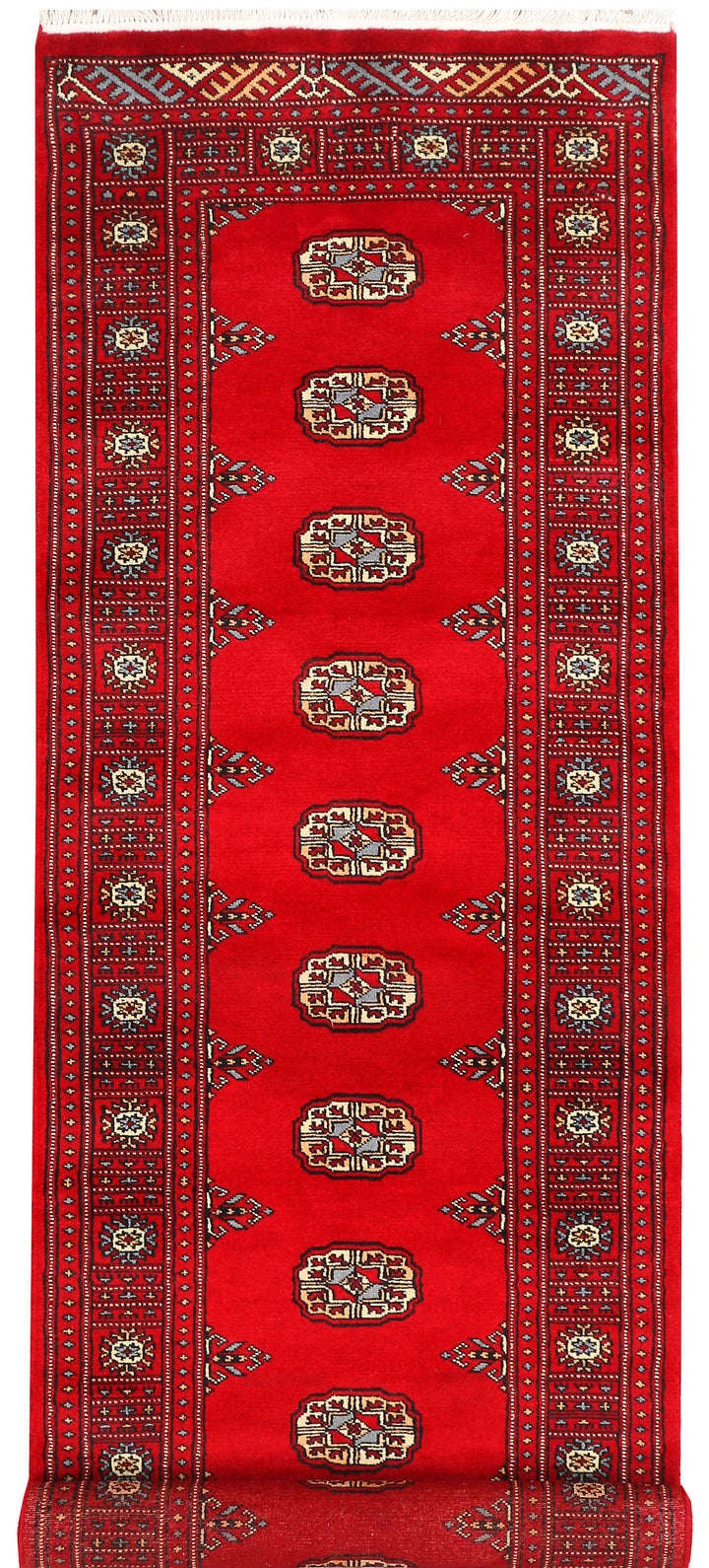 Red Bokhara 2'  7" x 8'  11" - No. QA27636