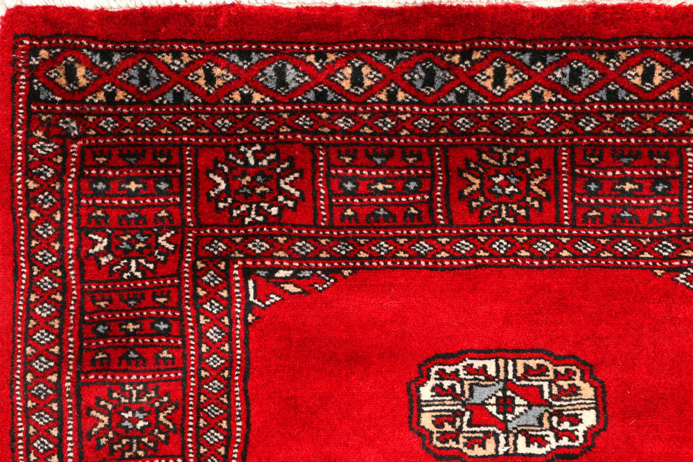 Red Bokhara 2' 6 x 9' 3 - No. 45298 - ALRUG Rug Store