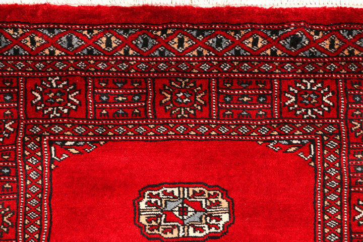 Red Bokhara 2' 6 x 9' 3 - No. 45298 - ALRUG Rug Store