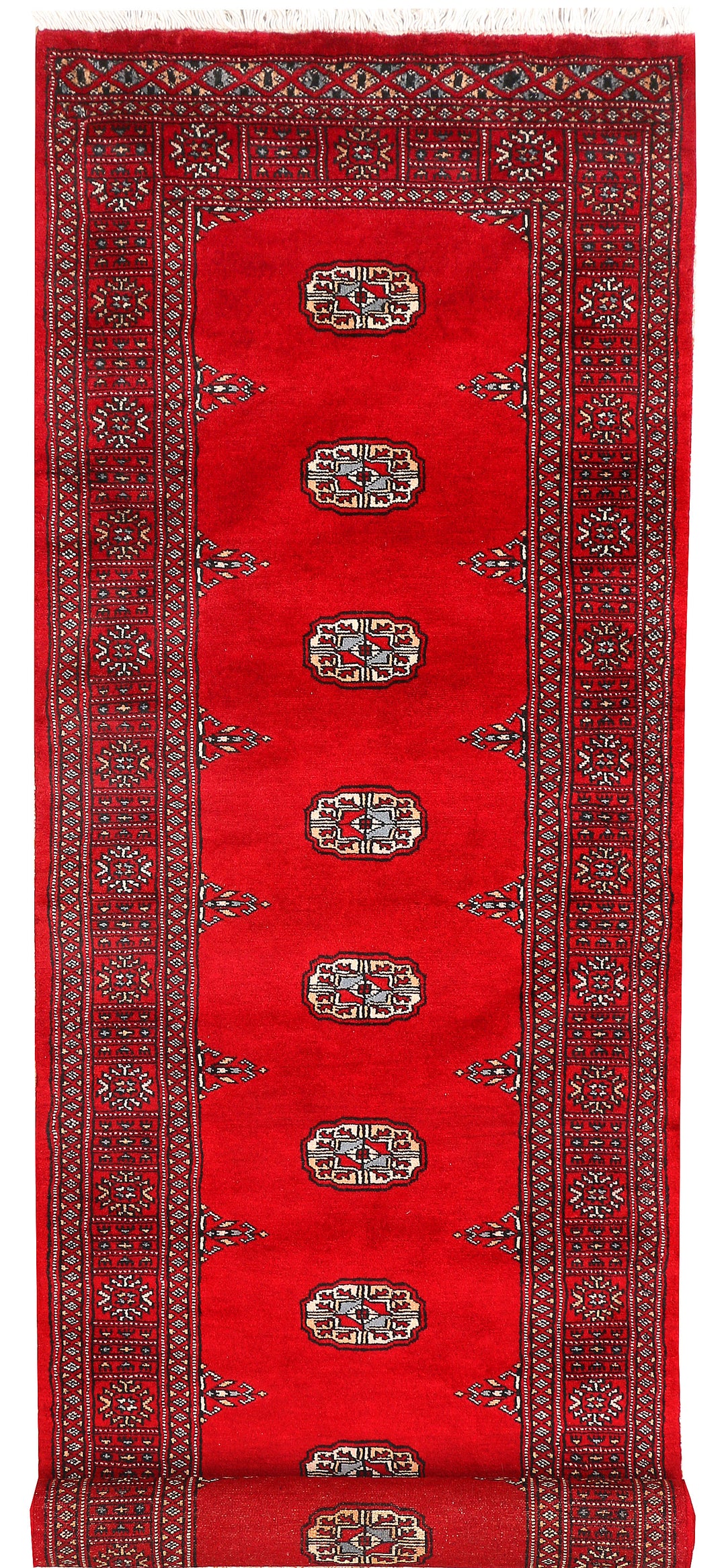 Red Bokhara 2' 6 x 9' 3 - No. 45298 - ALRUG Rug Store