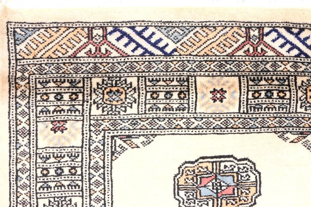 Ivory Bokhara 2' 6 x 9' 5 - No. 45299 - ALRUG Rug Store