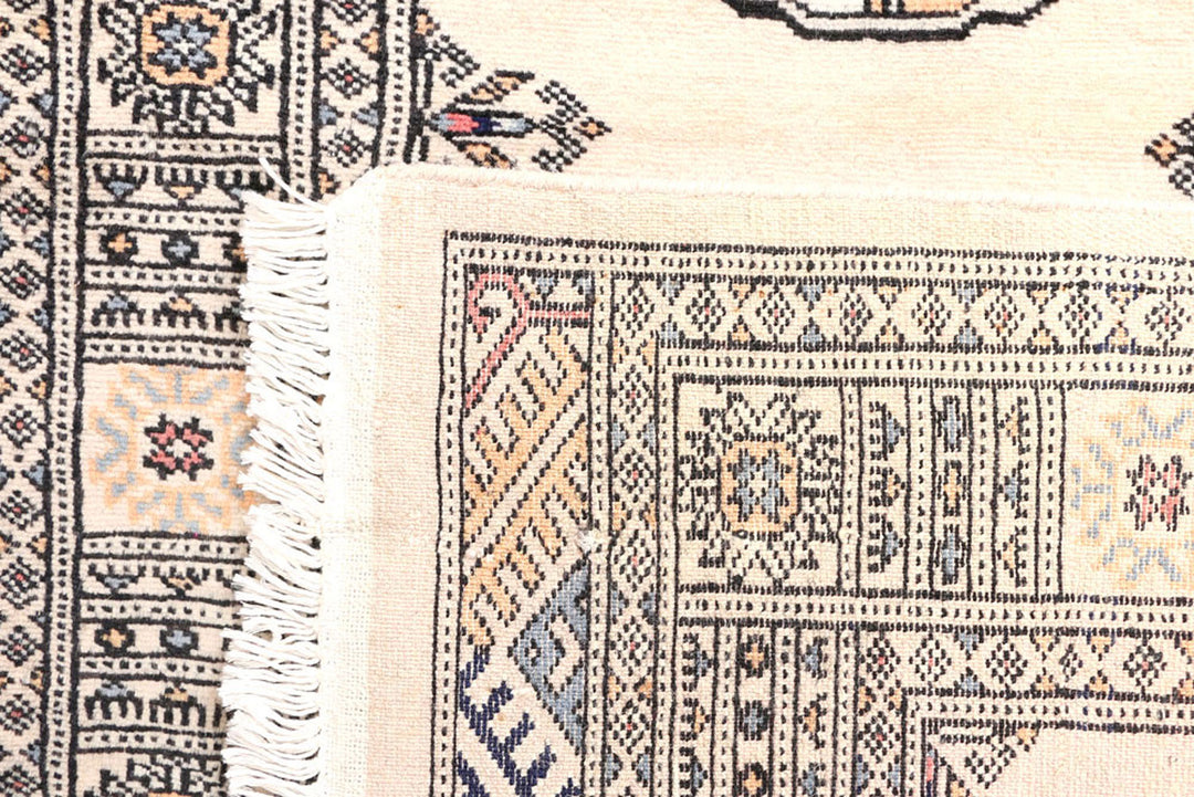 Ivory Bokhara 2'  6" x 9'  5" - No. QA98855