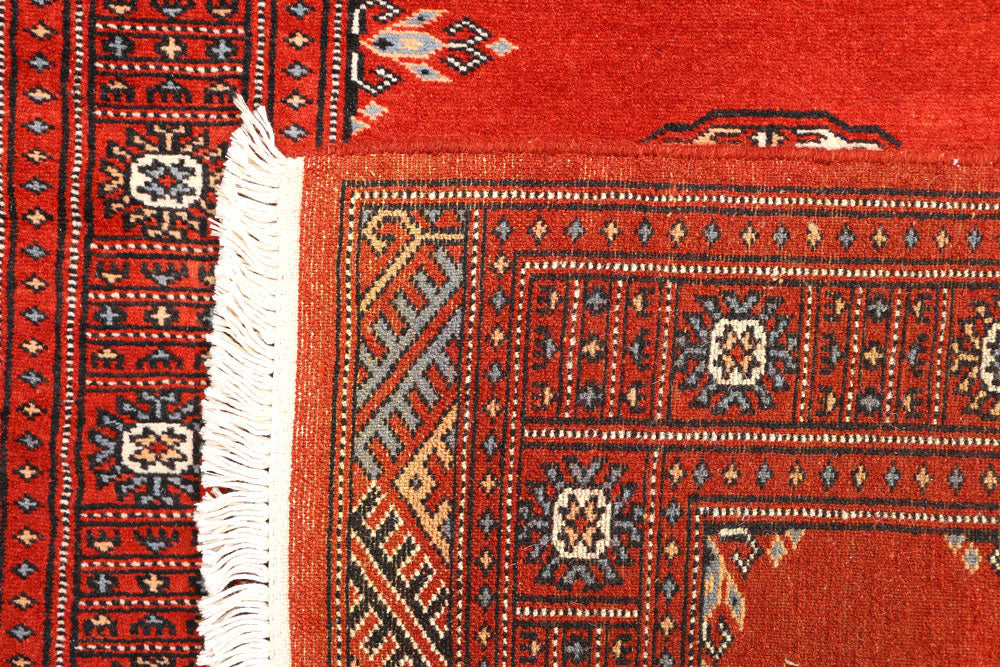 Firebrick Bokhara 2' 7 x 9' 3 - No. 45303 - ALRUG Rug Store
