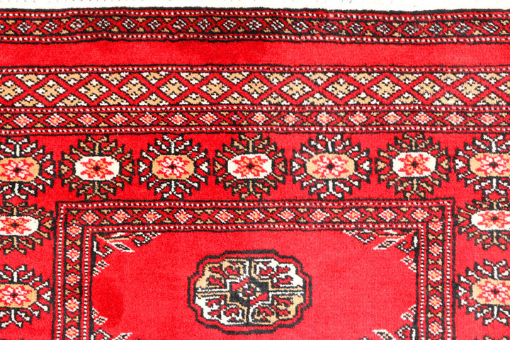 Red Bokhara 2' 7 x 8' 10 - No. 45304 - ALRUG Rug Store