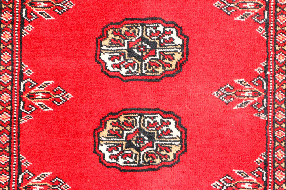 Red Bokhara 2' 7 x 8' 10 - No. 45304 - ALRUG Rug Store
