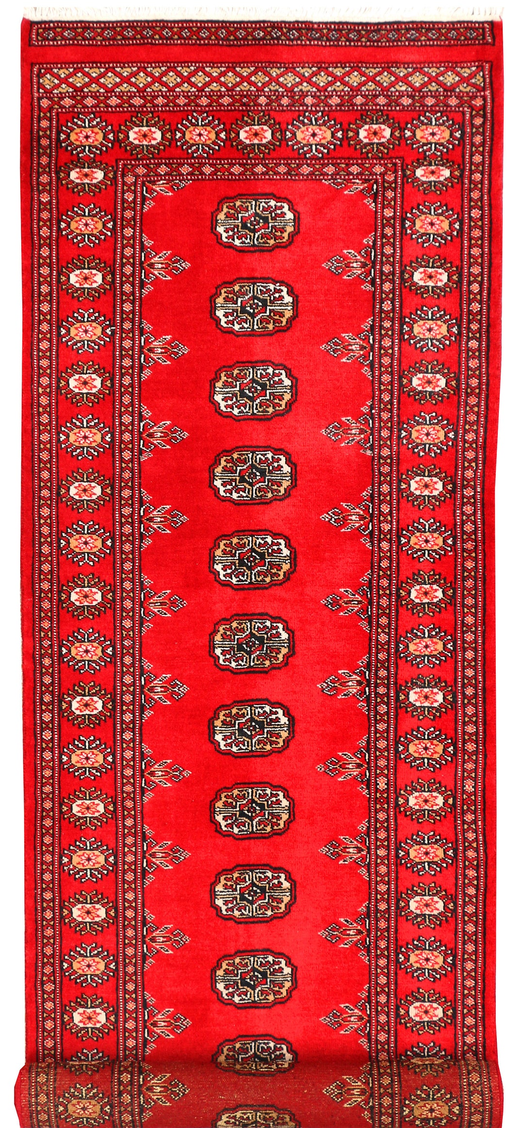 Red Bokhara 2' 7 x 8' 10 - No. 45304 - ALRUG Rug Store