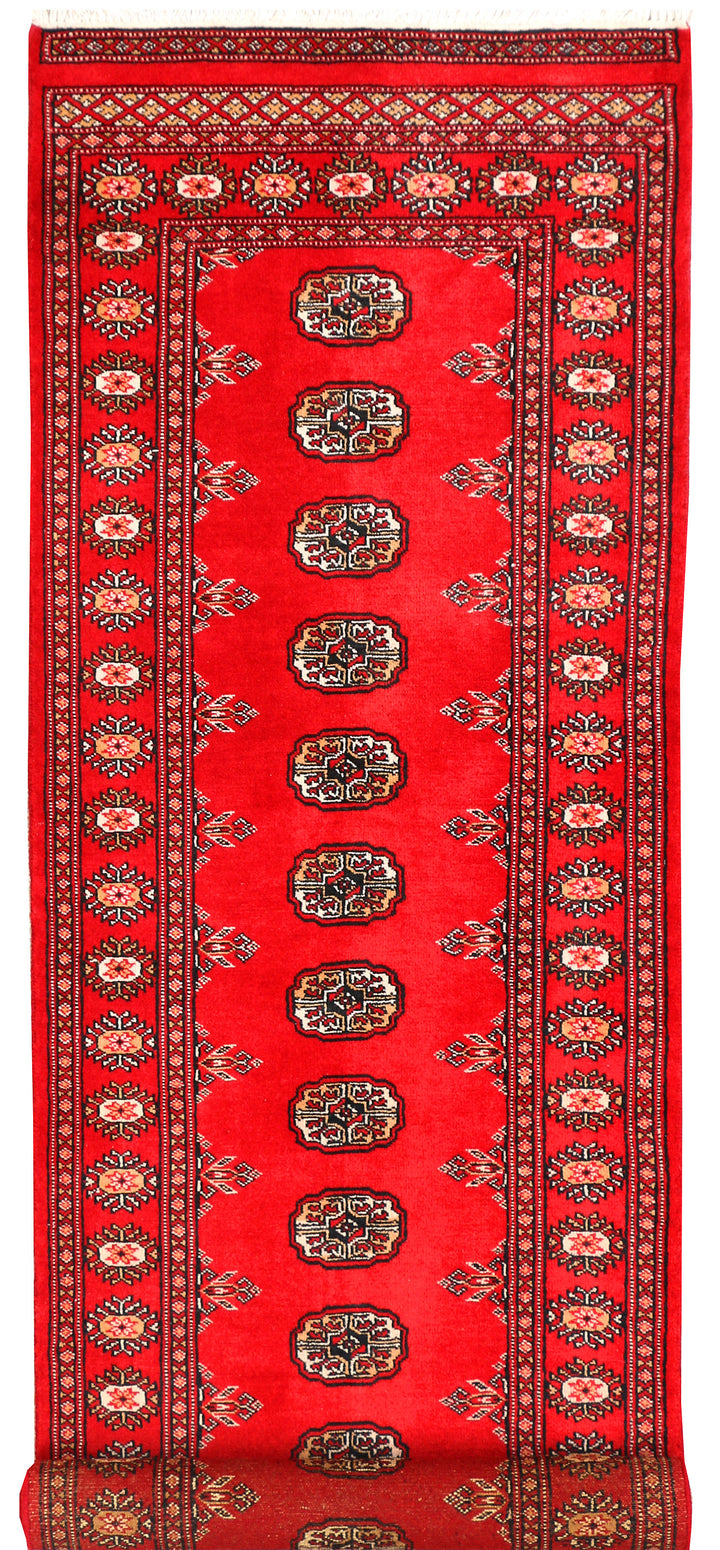 Red Bokhara 2' 7 x 8' 10 - No. 45304 - ALRUG Rug Store