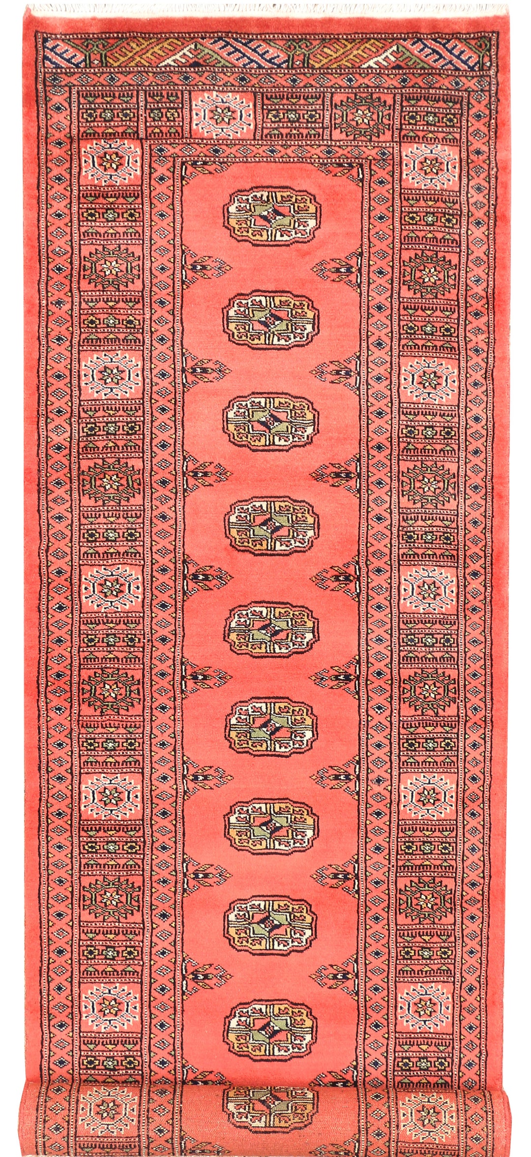 Tomato Bokhara 2' 7 x 9' 3 - No. 45307 - ALRUG Rug Store