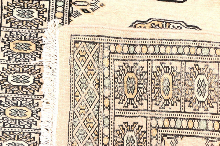 Antique White Bokhara 2'  8" x 9'  2" - No. QA83833