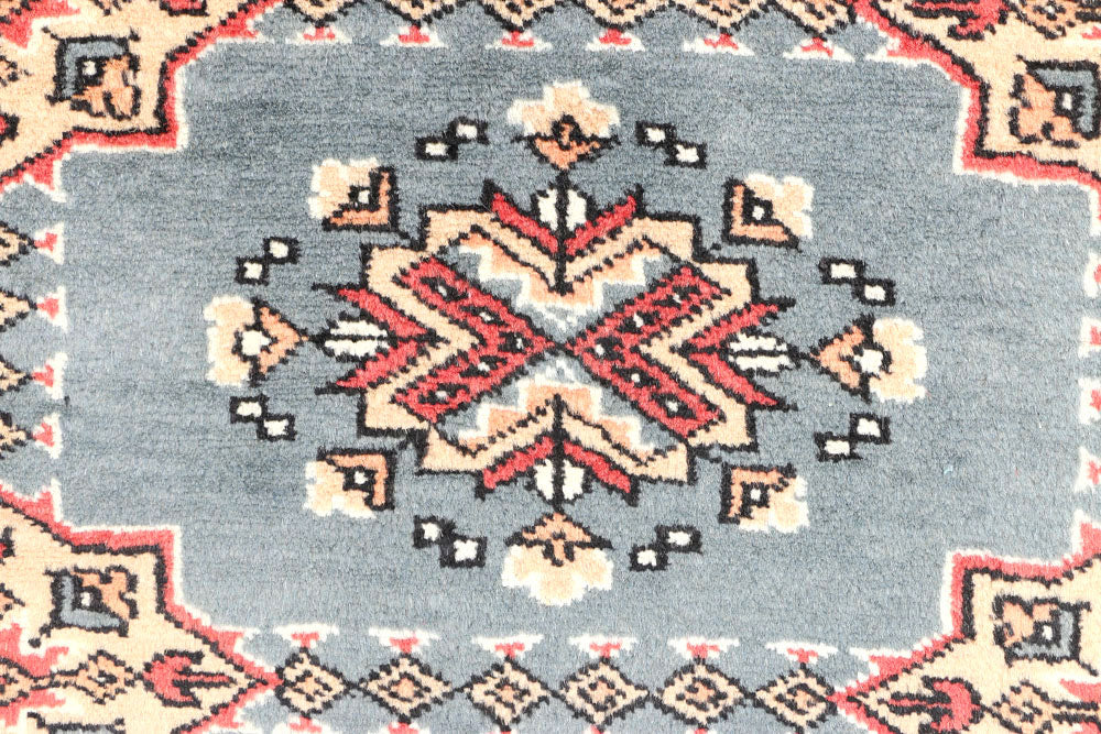 Light Slate Grey Jaldar 2' 5 x 8' 8 - No. 45311 - ALRUG Rug Store