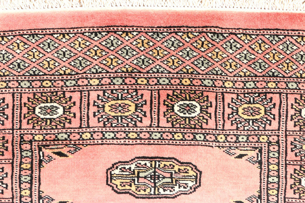 Light Coral Bokhara 2' 7 x 9' 2 - No. 45314 - ALRUG Rug Store