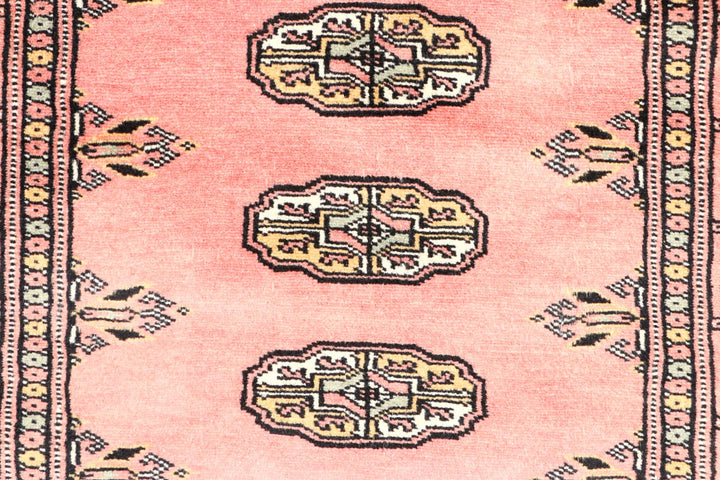 Light Coral Bokhara 2' 7 x 9' 2 - No. 45314 - ALRUG Rug Store