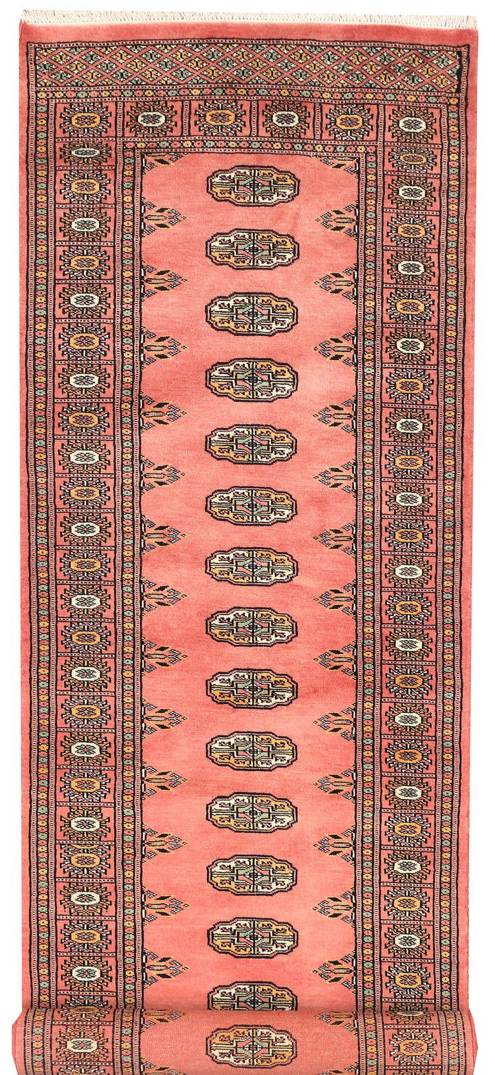 Light Coral Bokhara 2' 7 x 9' 2 - No. 45314 - ALRUG Rug Store
