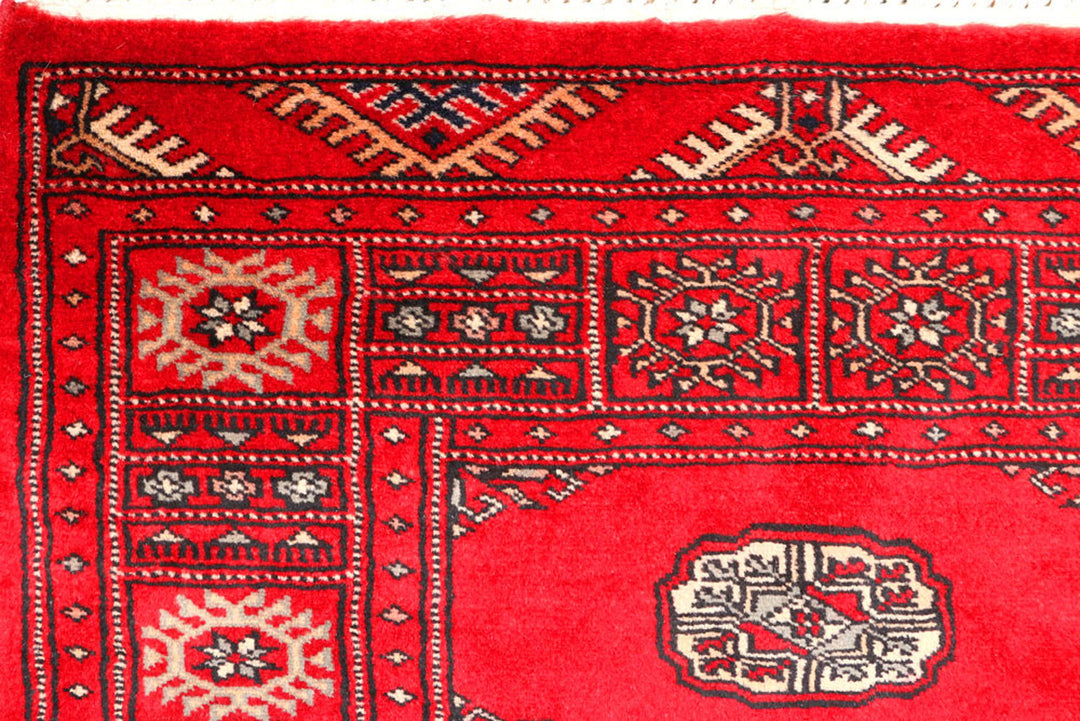 Red Bokhara 2'  7" x 9'  4" - No. QA78170