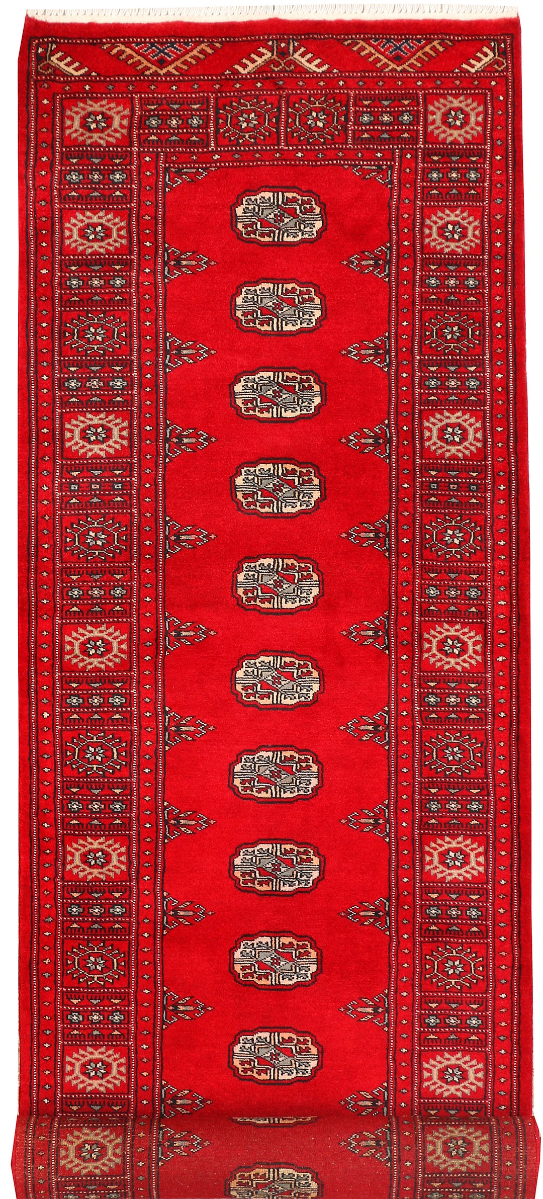 Red Bokhara 2' 7 x 9' 4 - No. 45317 - ALRUG Rug Store