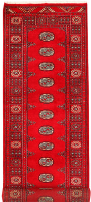Red Bokhara 2'  7" x 9'  4" - No. QA78170