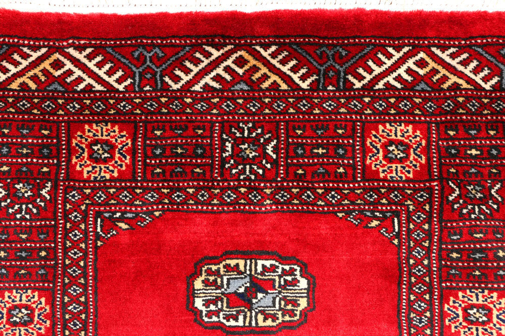 Red Bokhara 2' 7 x 9' 5 - No. 45319 - ALRUG Rug Store