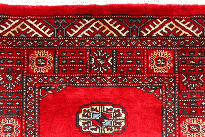 Red Bokhara 2' 7 x 9' 5 - No. 45319 - ALRUG Rug Store