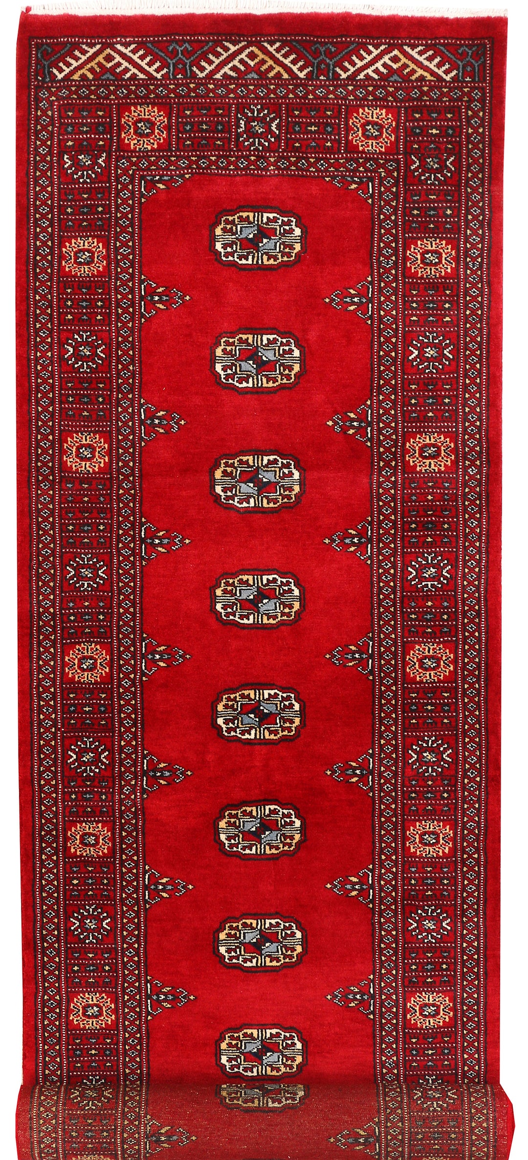 Red Bokhara 2' 7 x 9' 5 - No. 45319 - ALRUG Rug Store