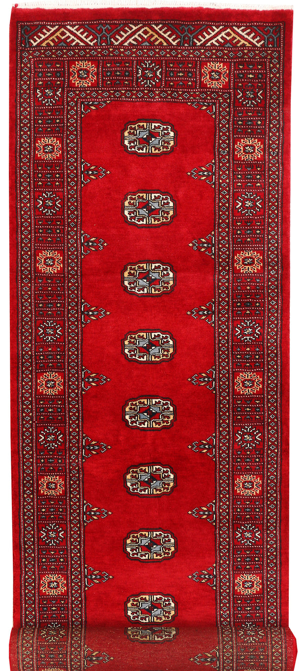 Red Bokhara 2'  7" x 9'  5" - No. QA92268