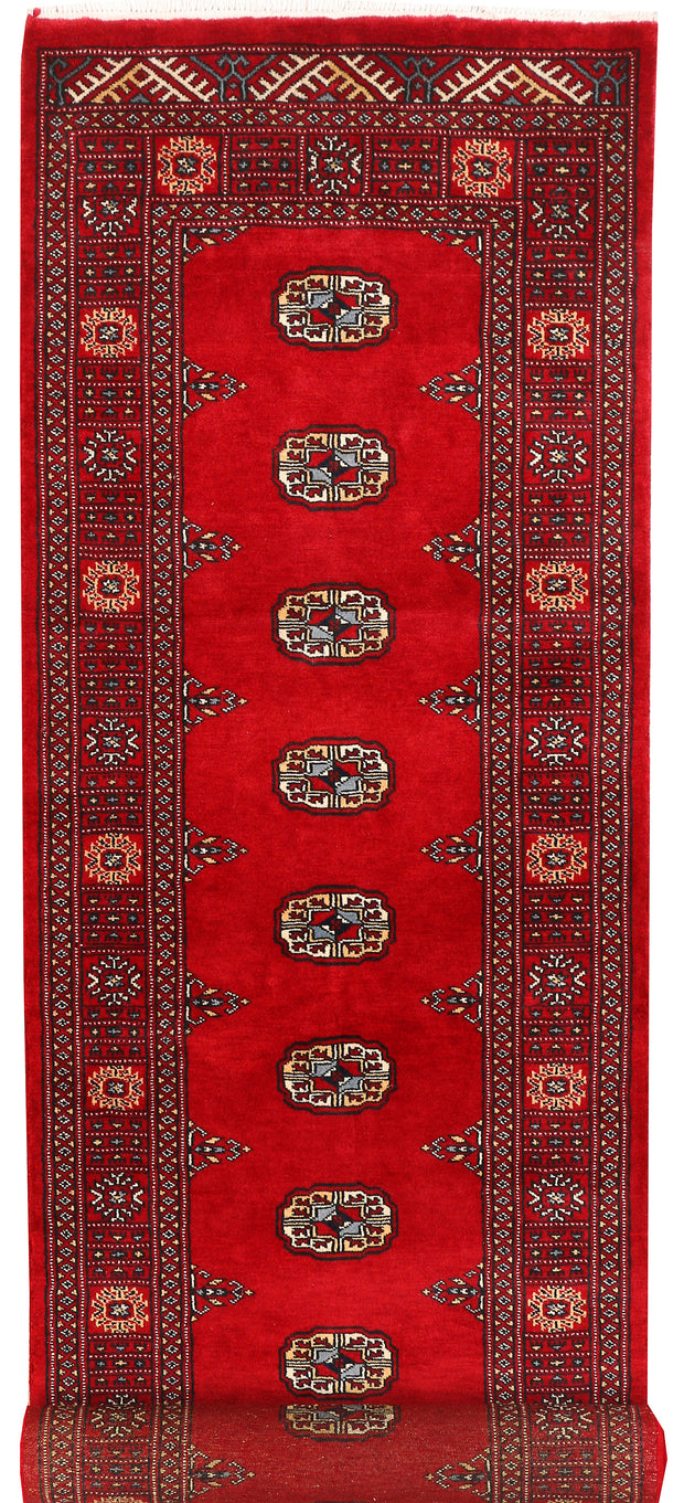 Red Bokhara 2' 7 x 9' 5 - No. 45319 - ALRUG Rug Store