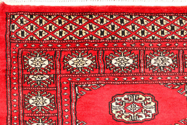 Red Bokhara 2'  6" x 9'  1" - No. QA54159