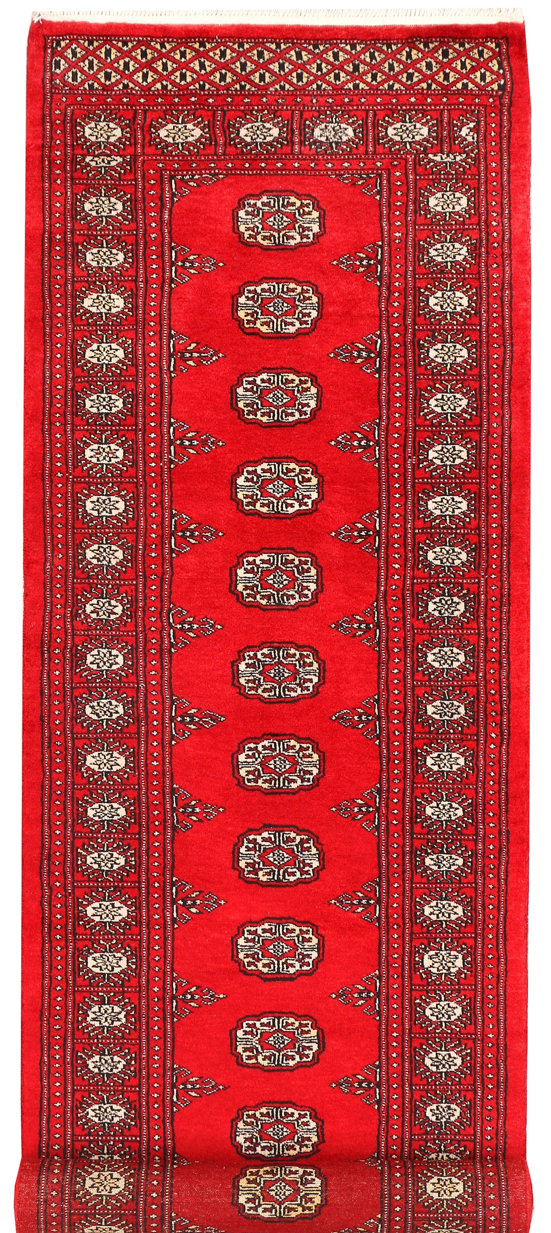 Red Bokhara 2' 6 x 9' 1 - No. 45321 - ALRUG Rug Store