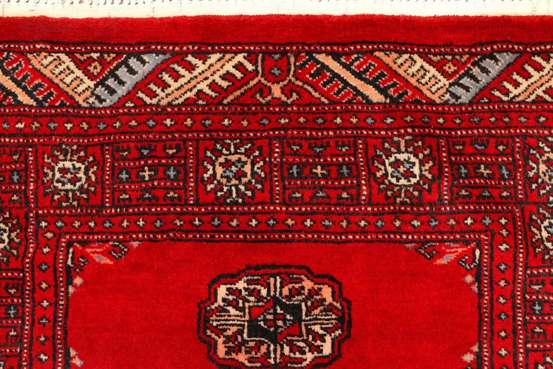 Red Bokhara 2'  7" x 9' " - No. QA87293