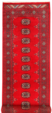 Red Bokhara 2' 7 x 9' - No. 45324 - ALRUG Rug Store