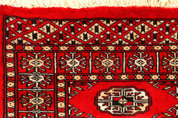 Red Bokhara 2' 7 x 8' 7 - No. 45325 - ALRUG Rug Store