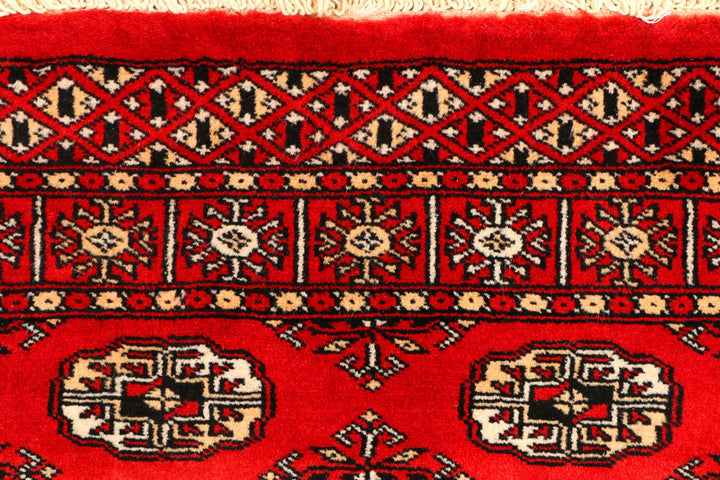 Red Bokhara 2' 7 x 8' 7 - No. 45325 - ALRUG Rug Store