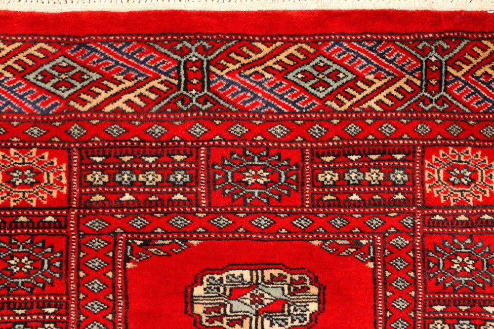 Red Bokhara 2' 7 x 9' 3 - No. 45326 - ALRUG Rug Store