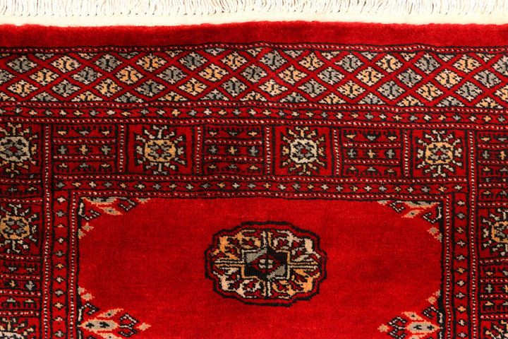 Red Bokhara 2' 7 x 9' 3 - No. 45328 - ALRUG Rug Store