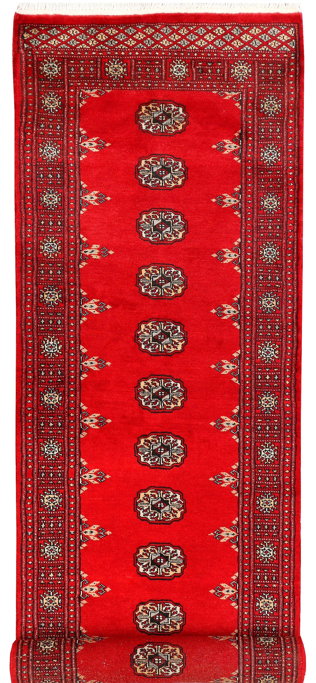 Red Bokhara 2' 7 x 9' 3 - No. 45328 - ALRUG Rug Store