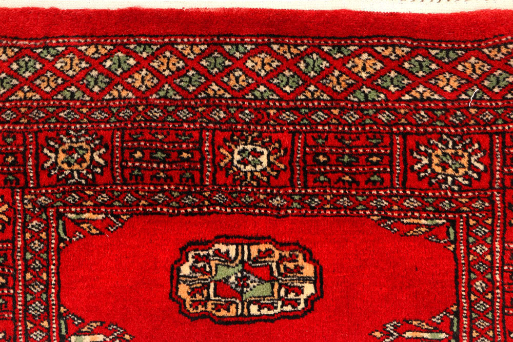 Red Bokhara 2' 7 x 9' 5 - No. 45330 - ALRUG Rug Store