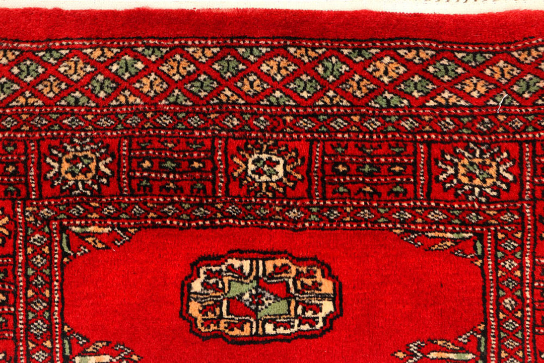 Red Bokhara 2'  7" x 9'  5" - No. QA93872