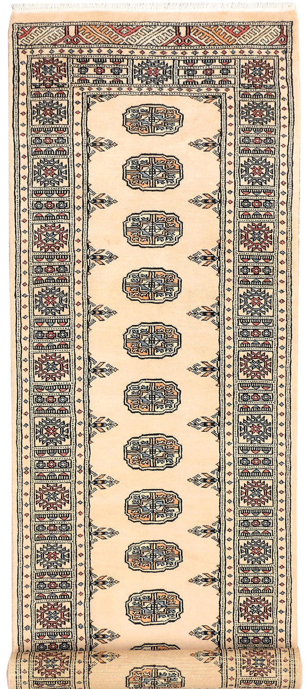 Bisque Bokhara 2' 6 x 9' 3 - No. 45331 - ALRUG Rug Store