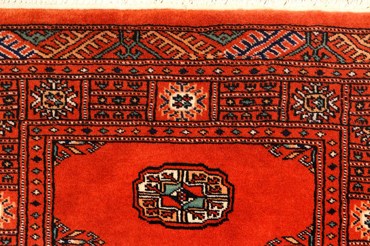 Firebrick Bokhara 2' 6 x 8' 10 - No. 45333 - ALRUG Rug Store