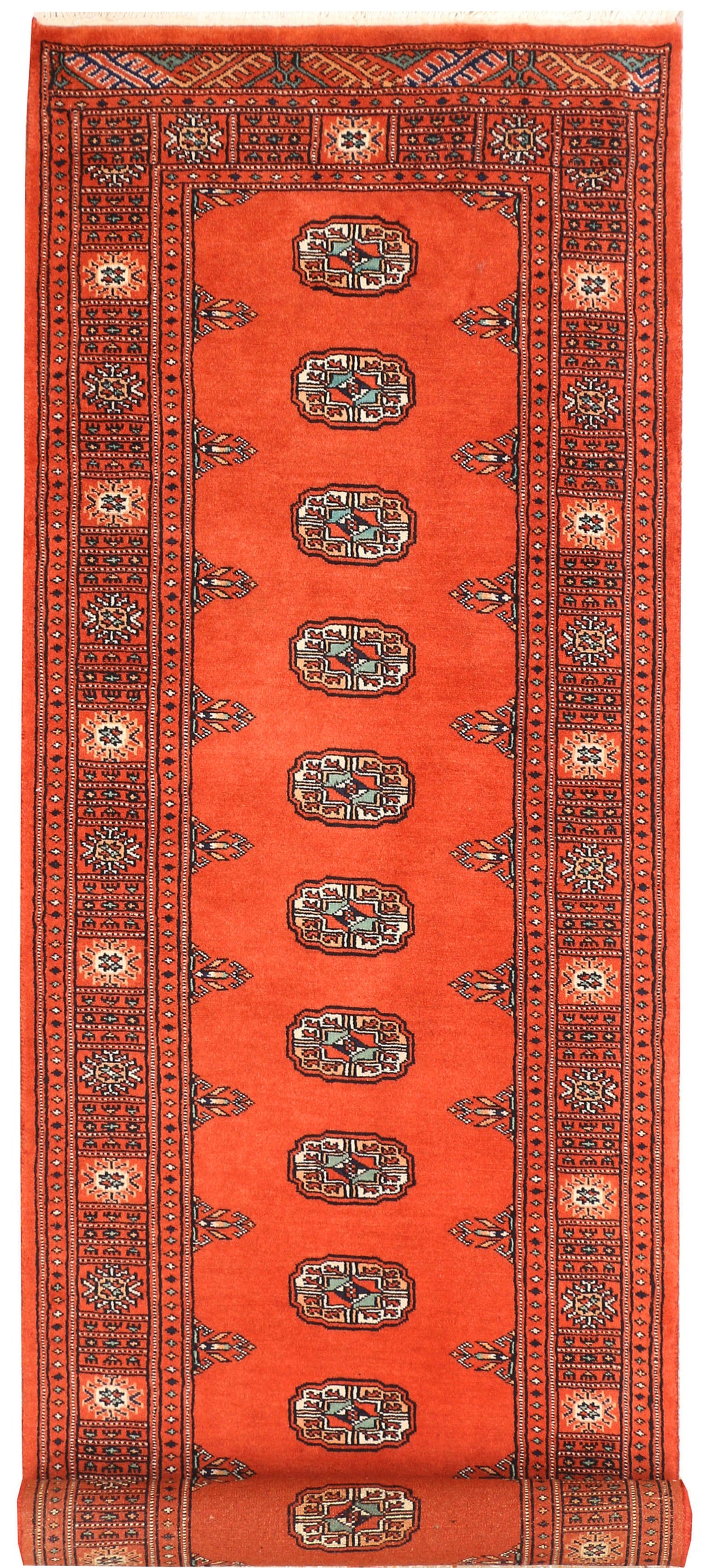 Firebrick Bokhara 2' 6 x 8' 10 - No. 45333 - ALRUG Rug Store