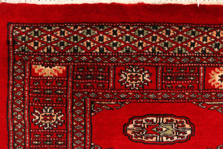 Dark Red Bokhara 2' 8 x 9' 5 - No. 45334 - ALRUG Rug Store