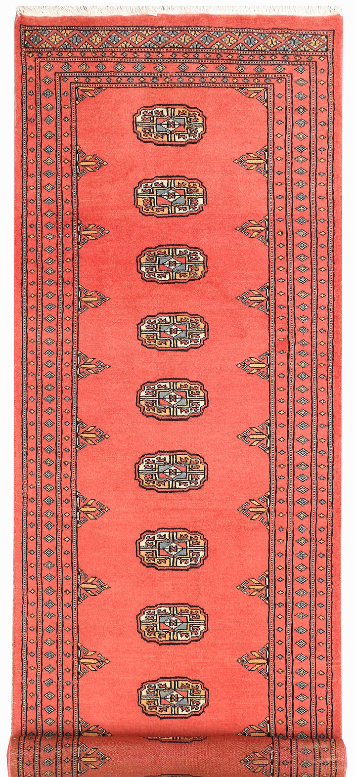 Salmon Bokhara 2'  7" x 8'  6" - No. QA56663