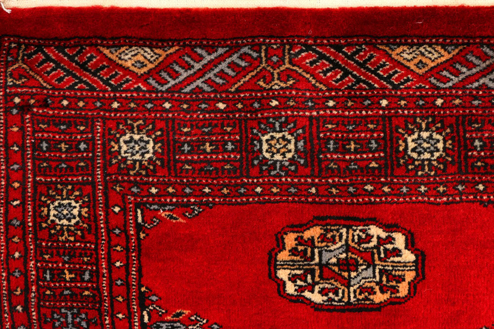 Dark Red Bokhara 2' 6 x 9' 4 - No. 45338 - ALRUG Rug Store