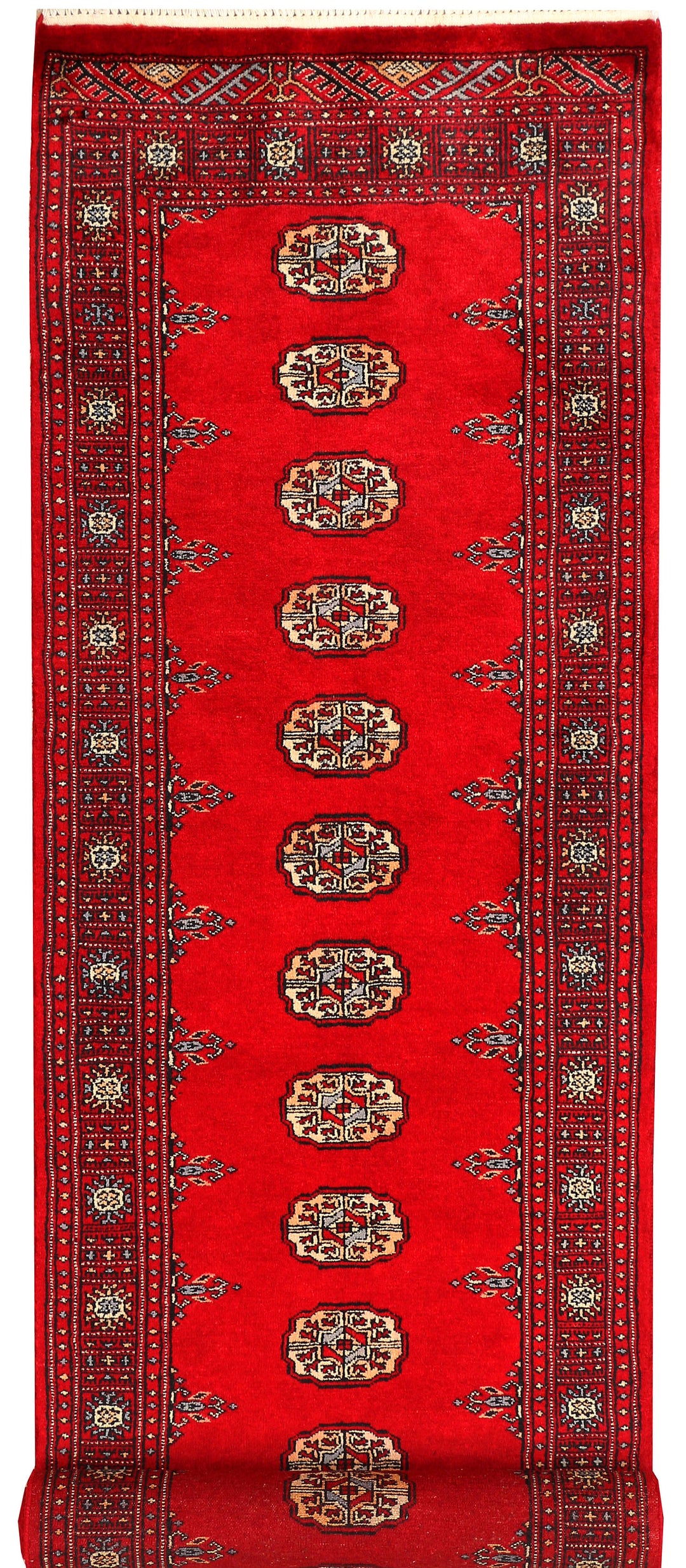 Dark Red Bokhara 2' 6 x 9' 4 - No. 45338 - ALRUG Rug Store