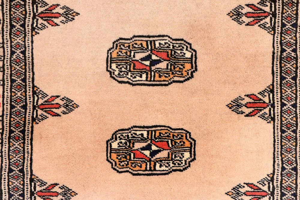 Antique White Bokhara 2' 7 x 8' 9 - No. 45339 - ALRUG Rug Store