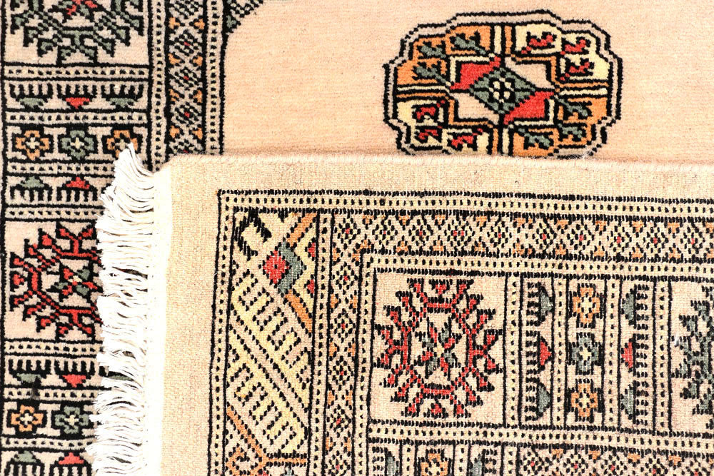 Antique White Bokhara 2' 6 x 8' 8 - No. 45341 - ALRUG Rug Store