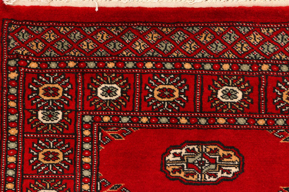Red Bokhara 2' 7 x 8' 9 - No. 45342 - ALRUG Rug Store