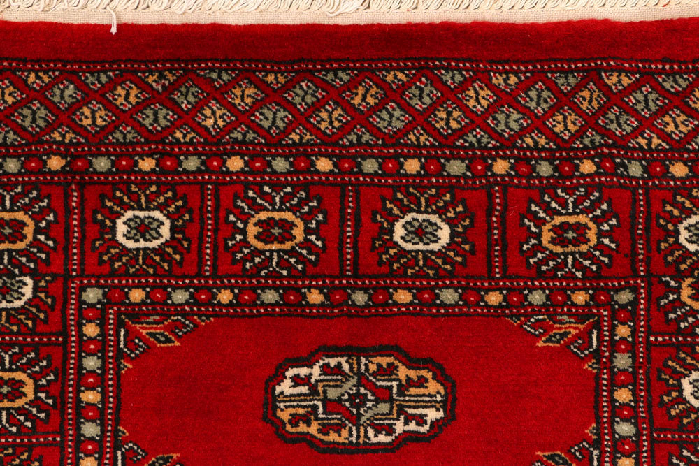Red Bokhara 2' 7 x 8' 9 - No. 45342 - ALRUG Rug Store