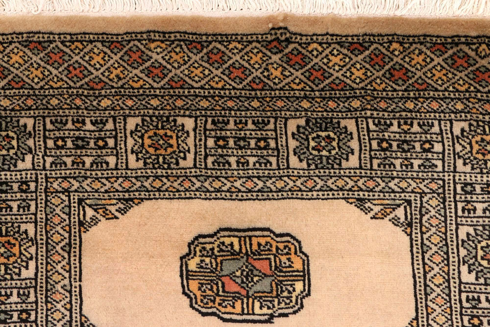 Antique White Bokhara 2' 8 x 8' 11 - No. 45344 - ALRUG Rug Store