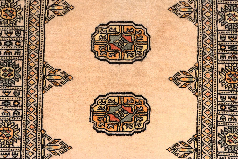 Antique White Bokhara 2' 8 x 8' 11 - No. 45344 - ALRUG Rug Store